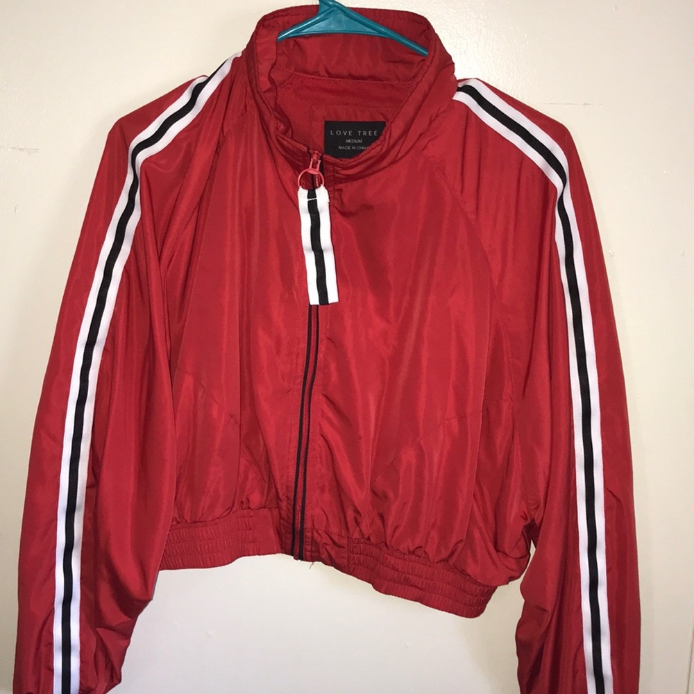 Cropped Red Jacket
